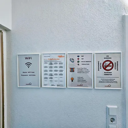 Monteurhaus Mit Zwei In Bremen-mitte, Parkplatz & Wlan Appartamento